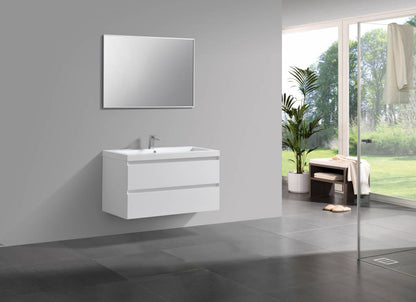 Badmeubel Infinity Hoogglans Wit 100