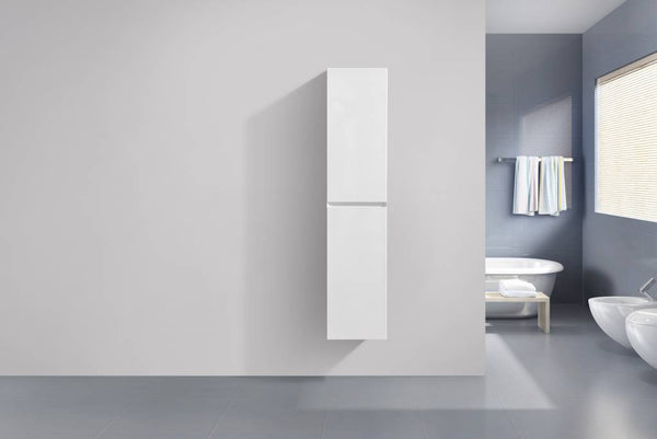 Kolomkast Infinity 160x35x35cm Hoogglans Wit