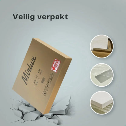 Badkamerspiegel - 80cm - Zwart Frame