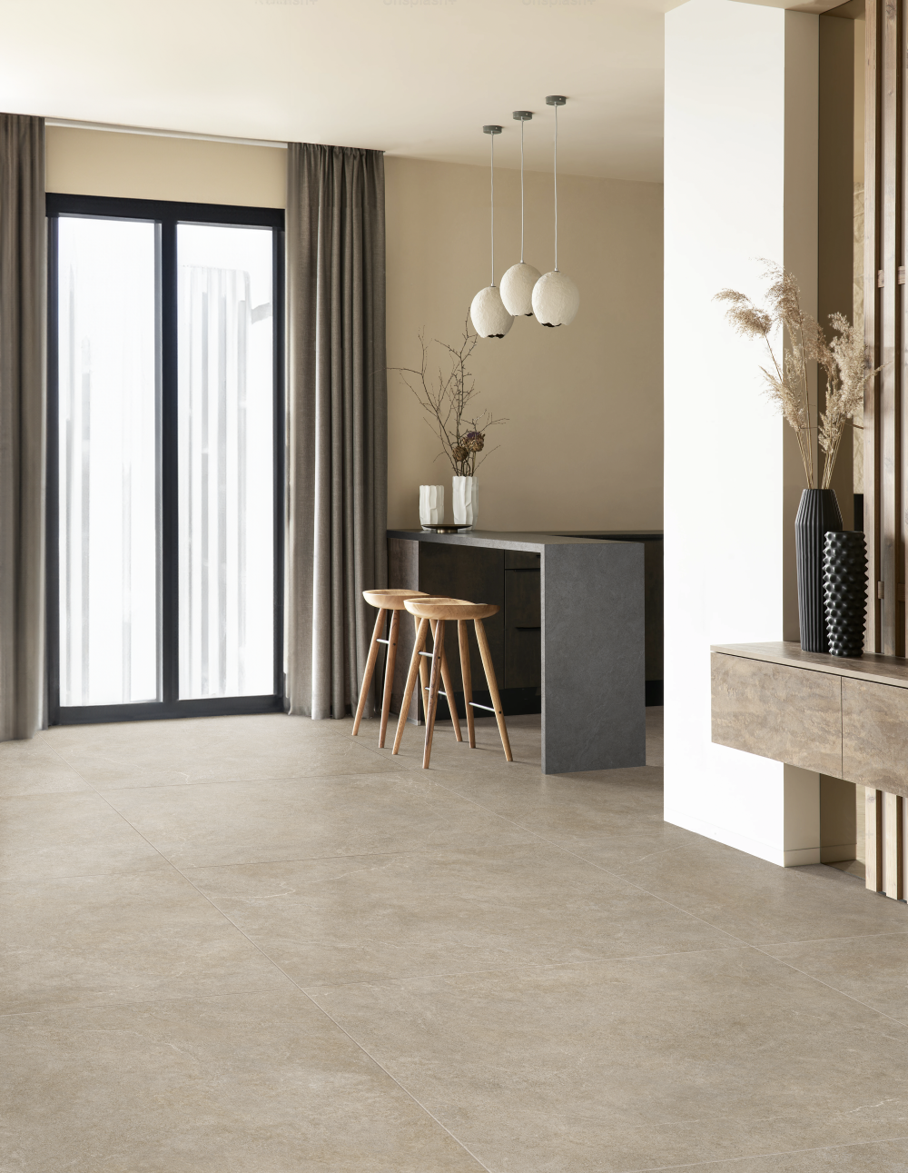 Vloer- en wandtegel Realstone Sand 120x120 rett - foto 2