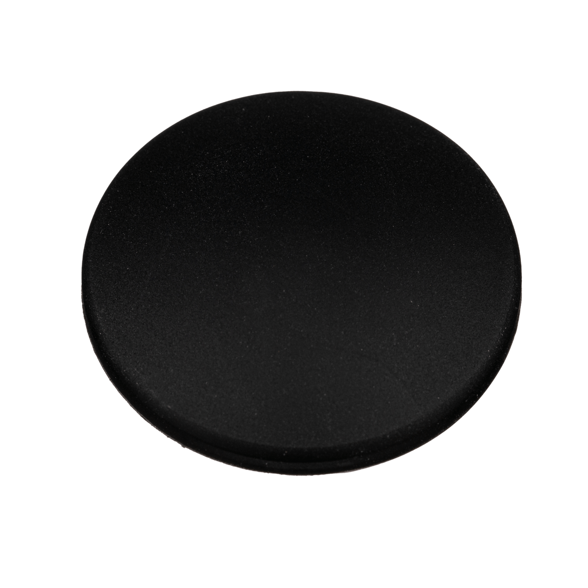 Ronde deurstopper in zwart, diameter 5 cm