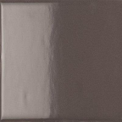 Metro Basic Fango glossy wall tile 7,5x15