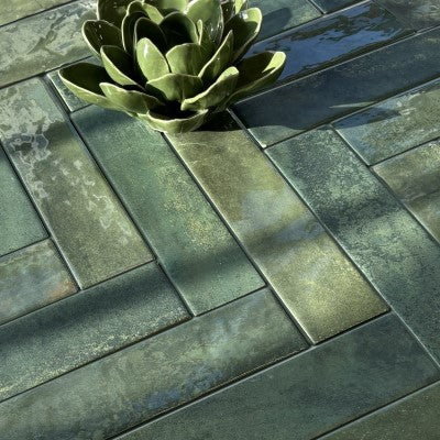 Vloer- en wandtegel Boutique Verde mat 5,6x23,1