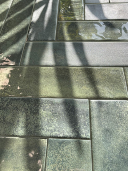 Vloer- en wandtegel Boutique Verde Oro glans 5,6x23,1 - foto 5