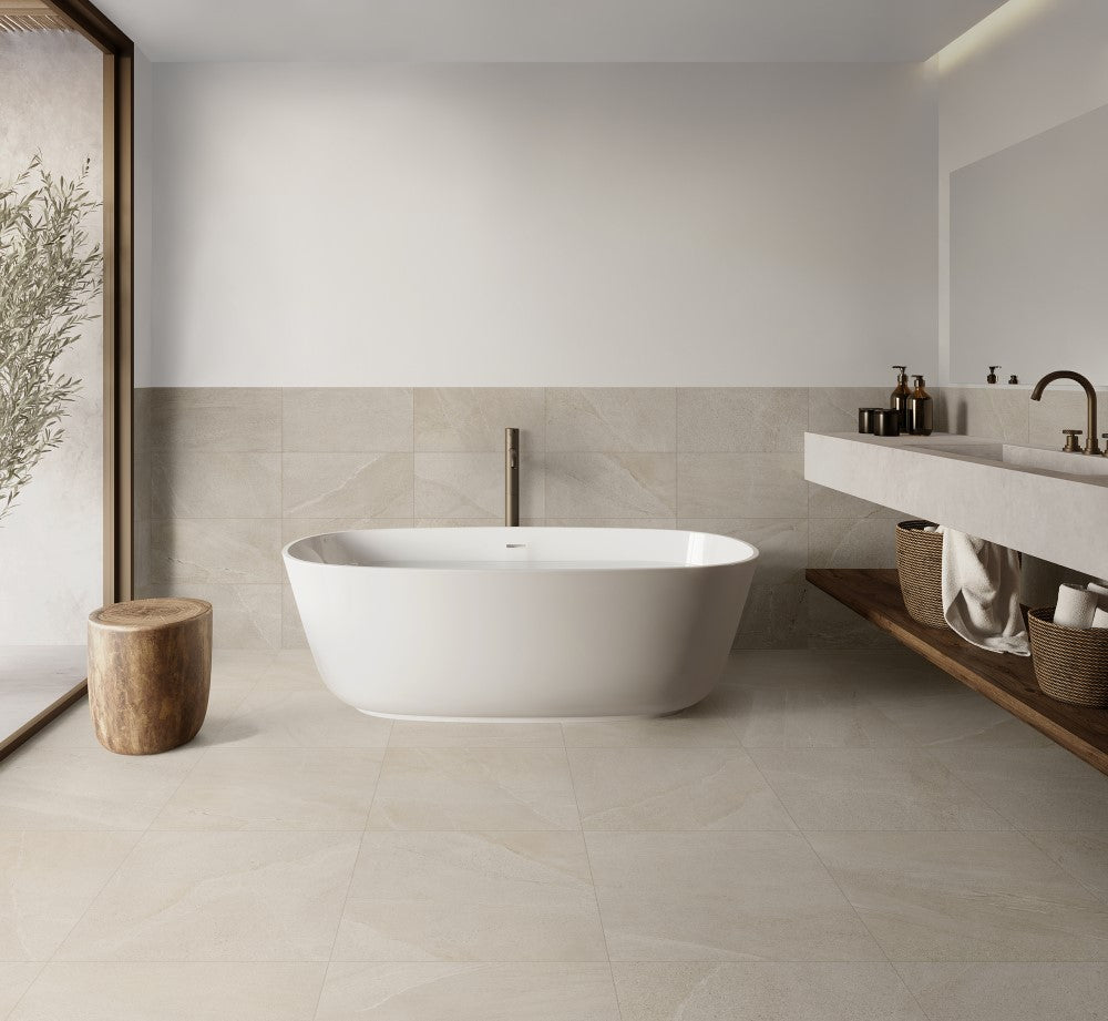 Vloer- en wandtegel Burlington Sand 60x60 rett - foto 3