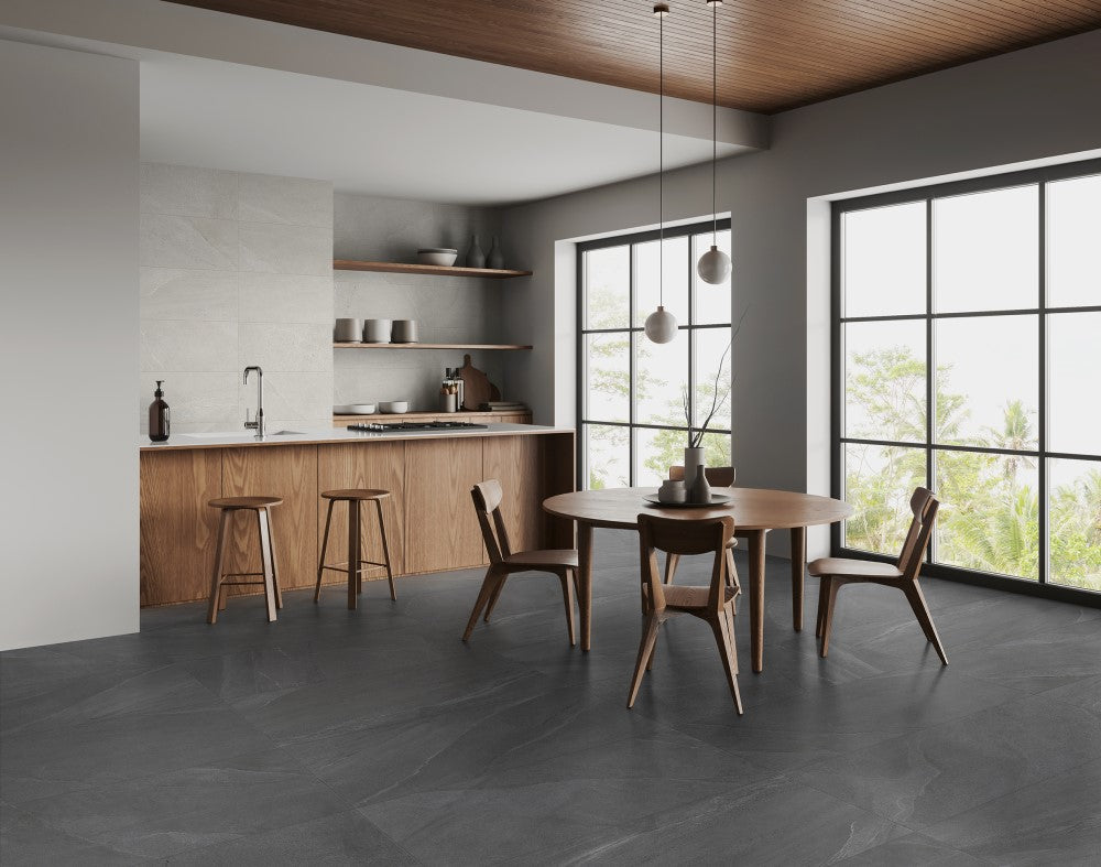 Vloer- en wandtegel Burlington Smoke 60x60 rett - foto 3