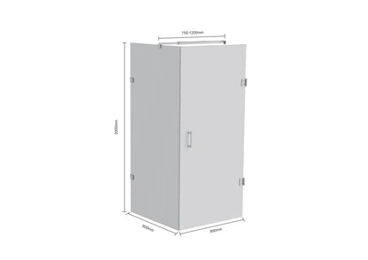 Douchecabine Mira - 90x200cm - Zwart - WDtegels