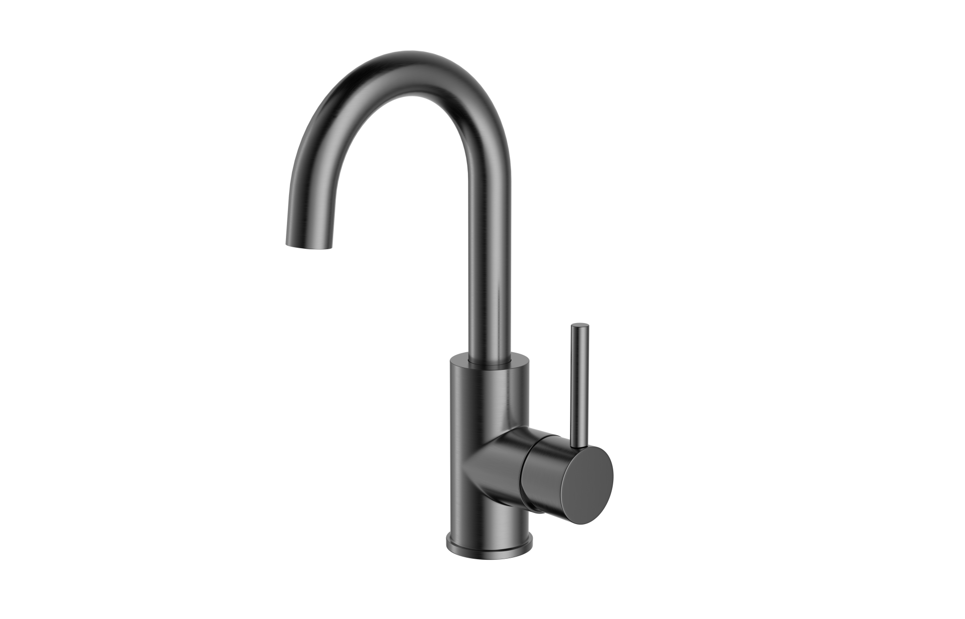 Aloni Ensy Wastafelmengkraan | Draaibare Uitloop | Gunmetal Grijs - WDtegels