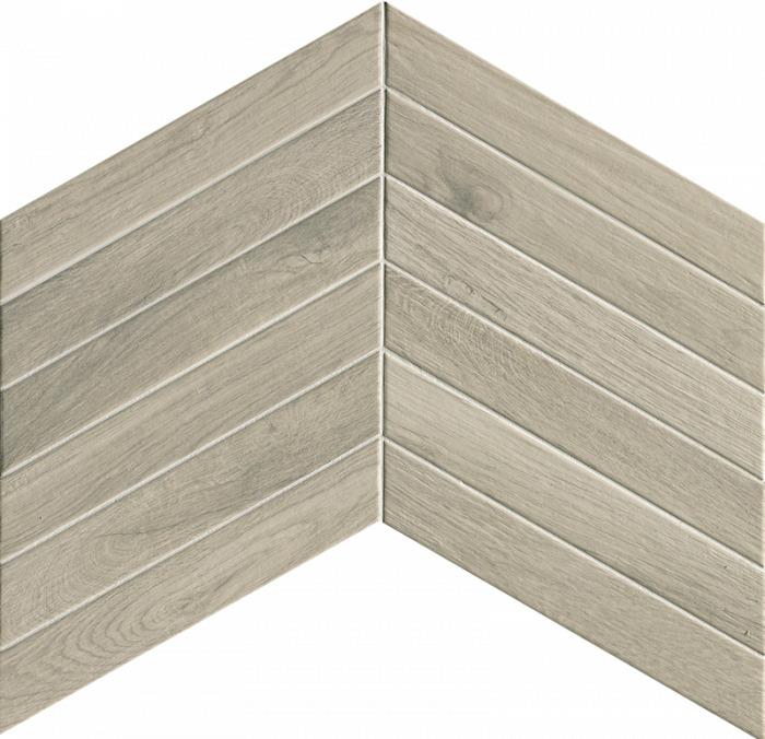 Fapnest Silver chevron 7,5x45 vloertegels / wandtegels - WDtegels