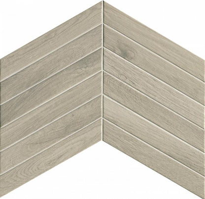 Fapnest Silver chevron 7,5x45 vloertegels / wandtegels - WDtegels