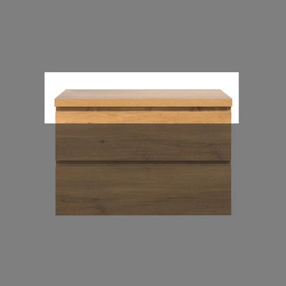 Topblad Tieme mat eiken 80cm