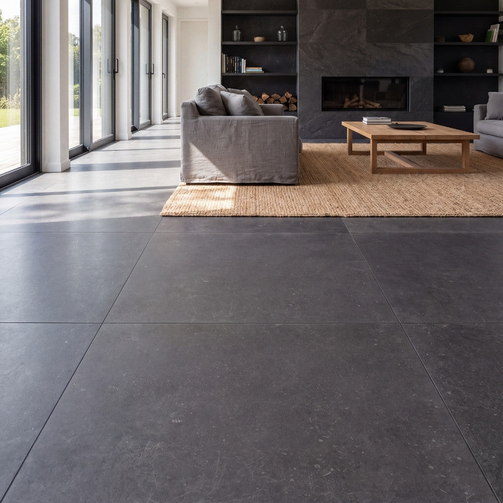 Cercom Pietra di Blu/Antraciet Stone Box Tegel | 100x100cm rett