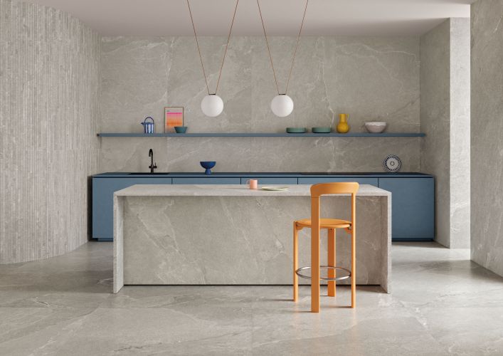 Vloer- en wandtegel Darcia Grey 80x80 rett - foto 2