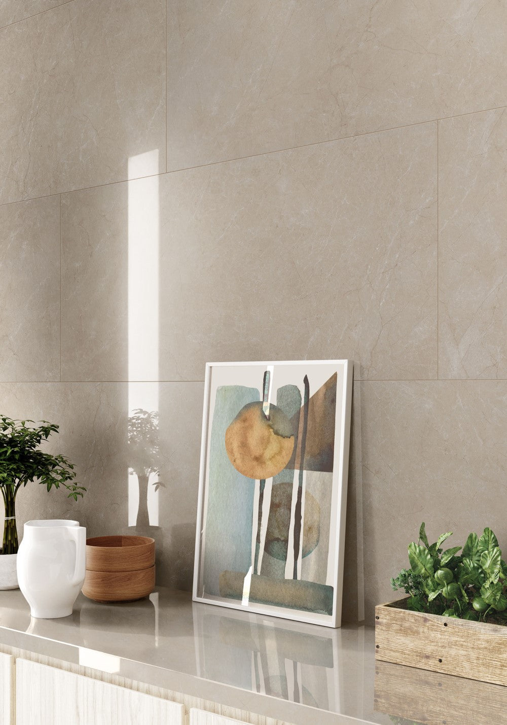 Vloer- en wandtegel Divina Amani Beige 60x120 rett - foto 2