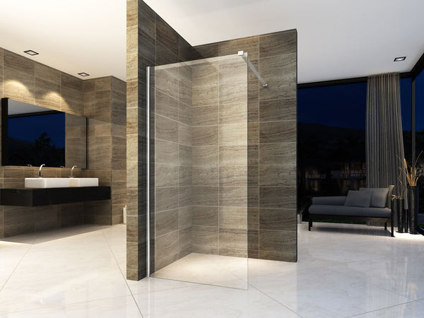 Aloni Inloopdouche | 70X200cm | Chroom | Helder Glas