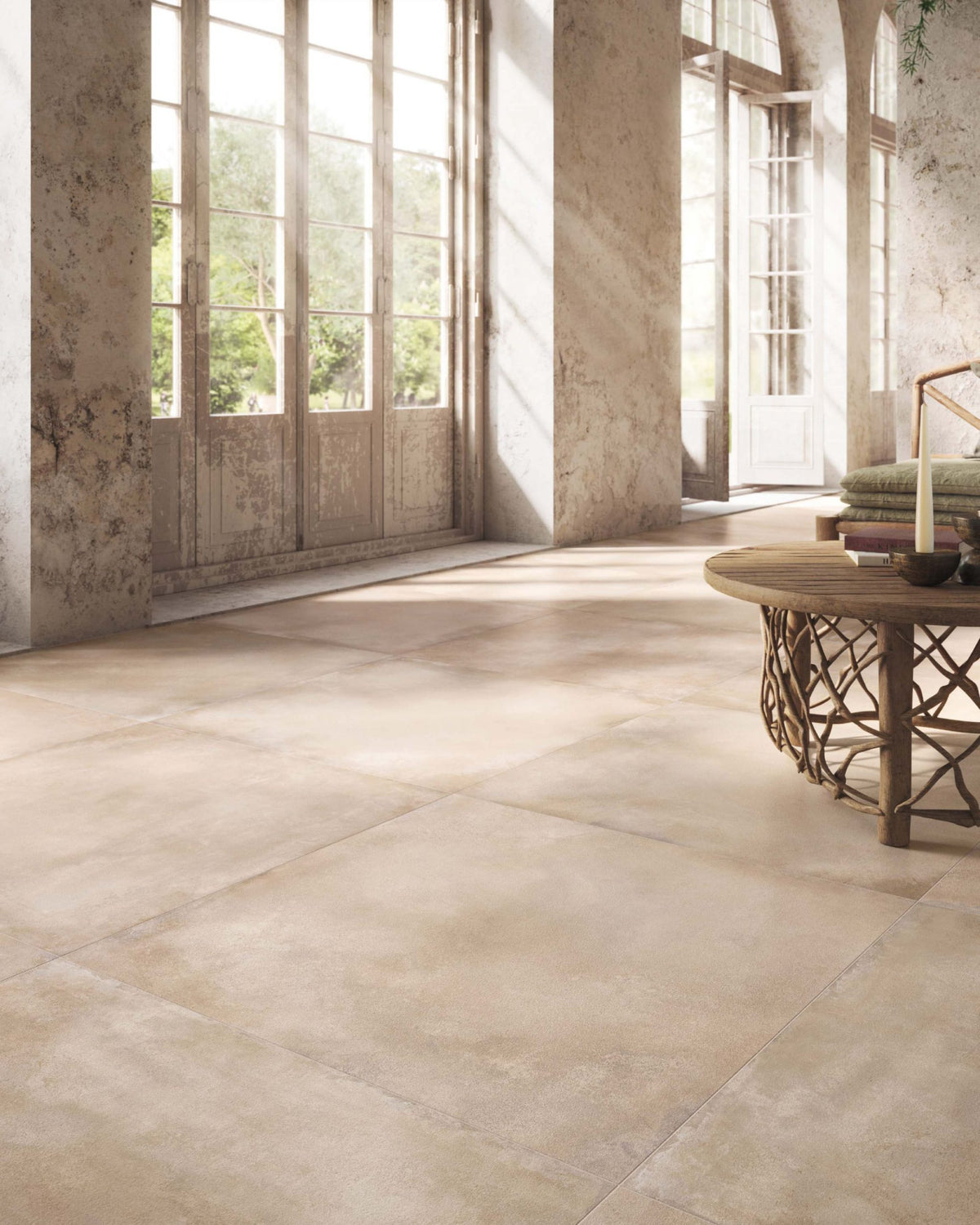 Vloer- en wandtegel Fresco Beige 60x60 rett - foto 4