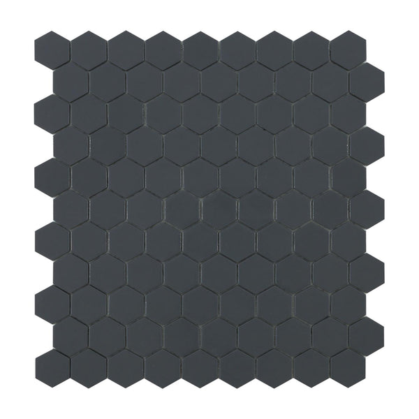 By Goof mozaiek hexagon dark grey 3,5x3,5cm