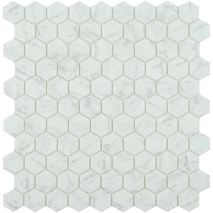 By Goof mozaiek hexagon statuario 3,5x3,5cm