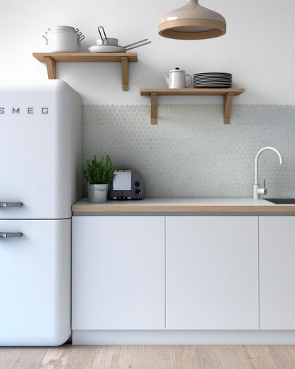 By Goof mozaiek hexagon statuario 3,5x3,5cm