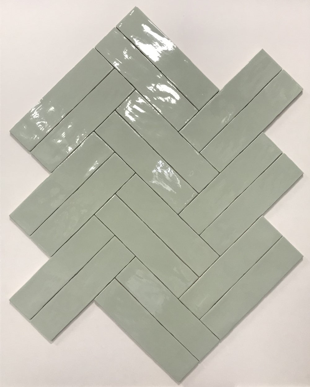 Wandtegel Linea Menta Verde glans 5x50 - foto 3