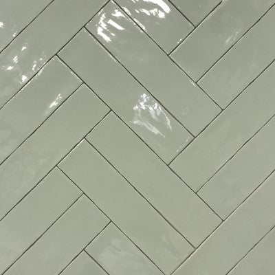 Wandtegel Linea Menta Verde glans 7,5x30