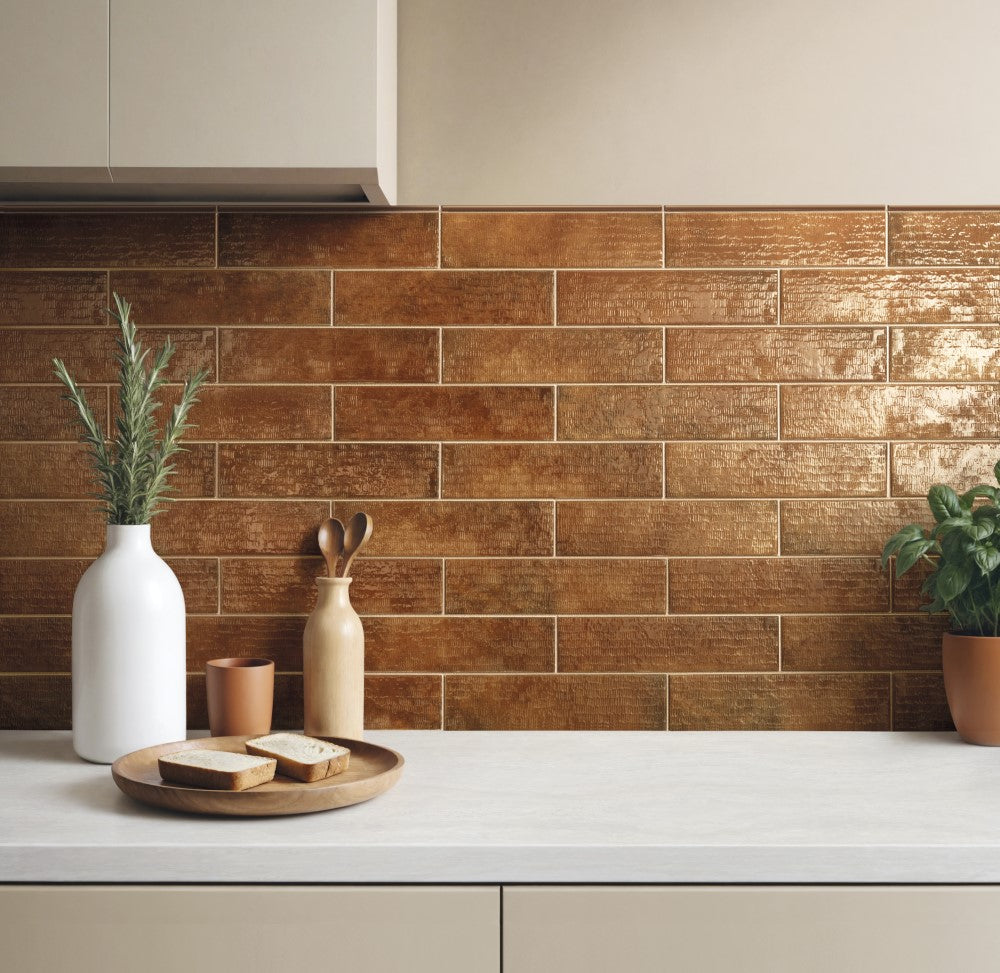 Wandtegel Inci Brick Earth 7,5x30 - foto 2