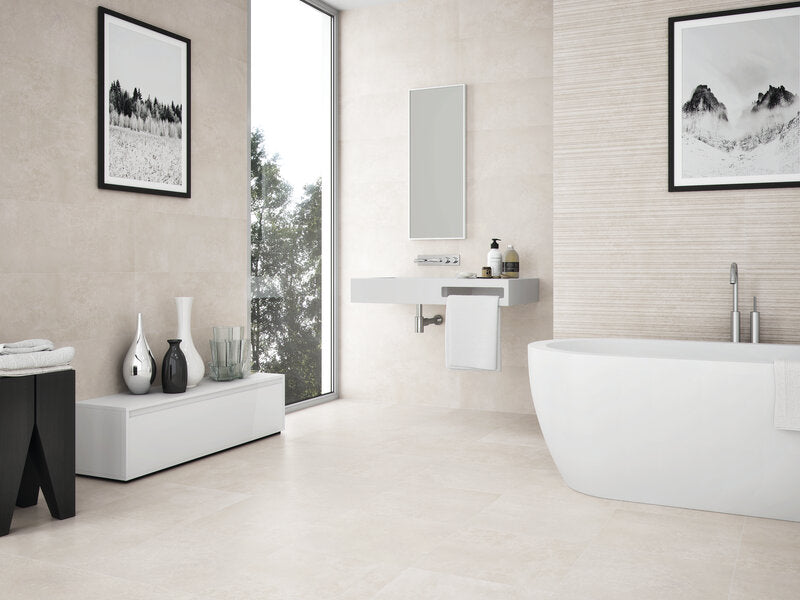 Vloertegel Neutra Cream 75x75 rett - WDtegels