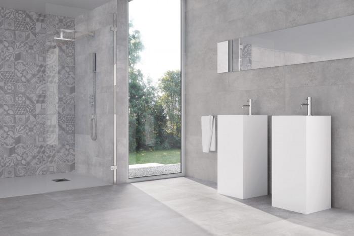 Wandtegel Neutra Decor White 30x90 rett - WDtegels