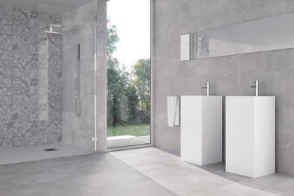 Wandtegel Neutra Decor White 30x90 rett - WDtegels