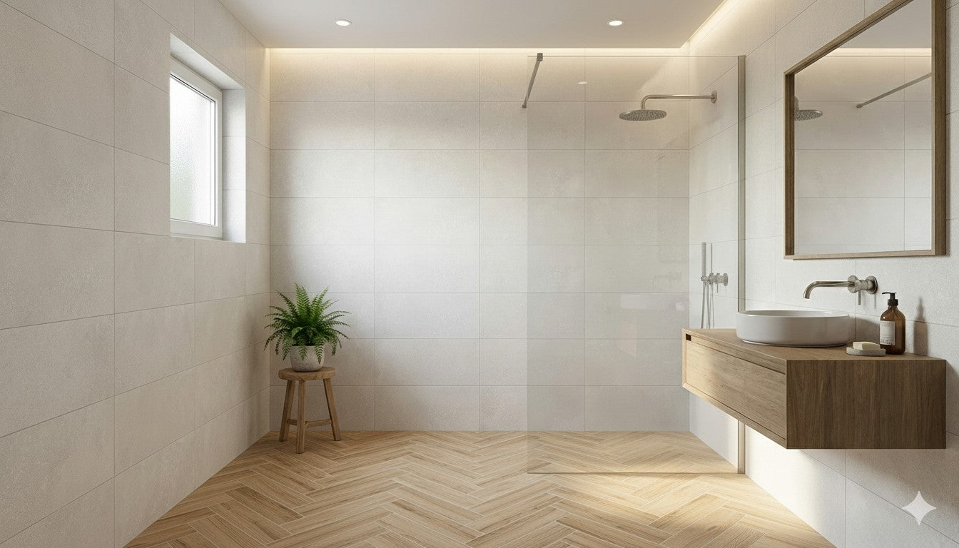 Vloertegel Neutra White 30x60 R11 antislip - WDtegels