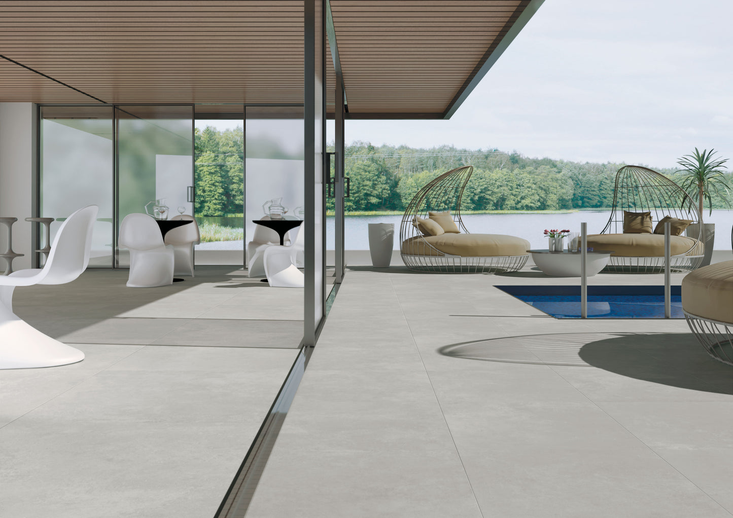 Terrastegel Nexus Pearl 60x60 rett 20mm