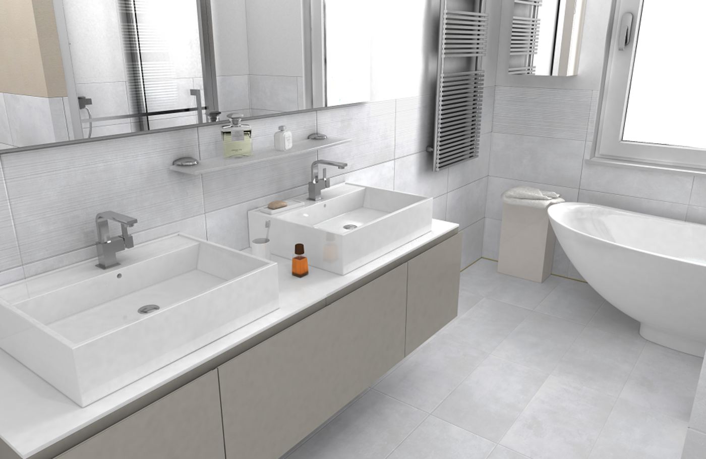 Loft White 30x60 rett