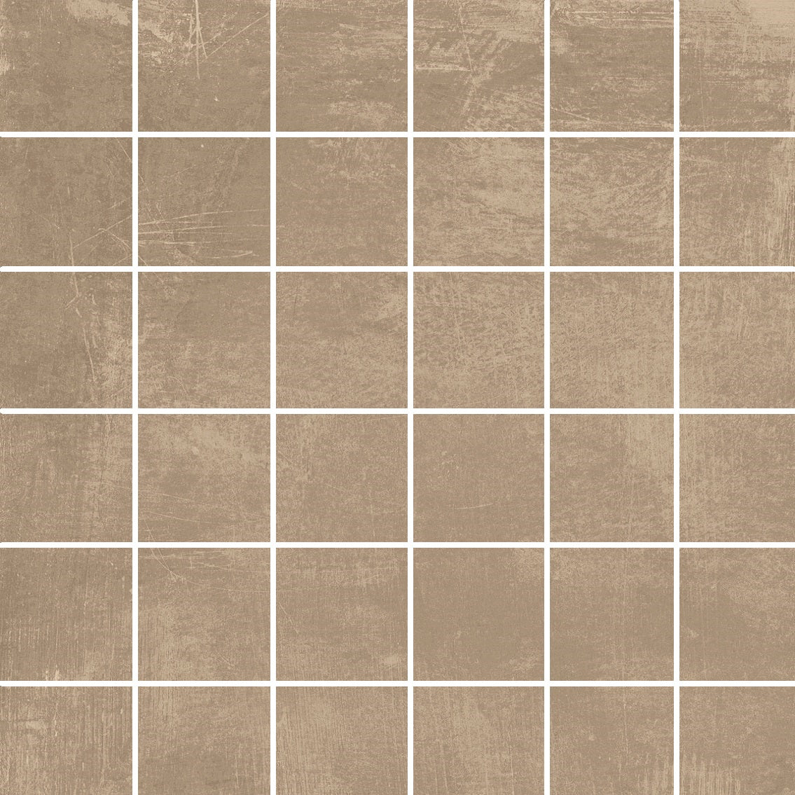 Loft Taupe Mozaiek 5x5 op net van 30x30 - WDtegels
