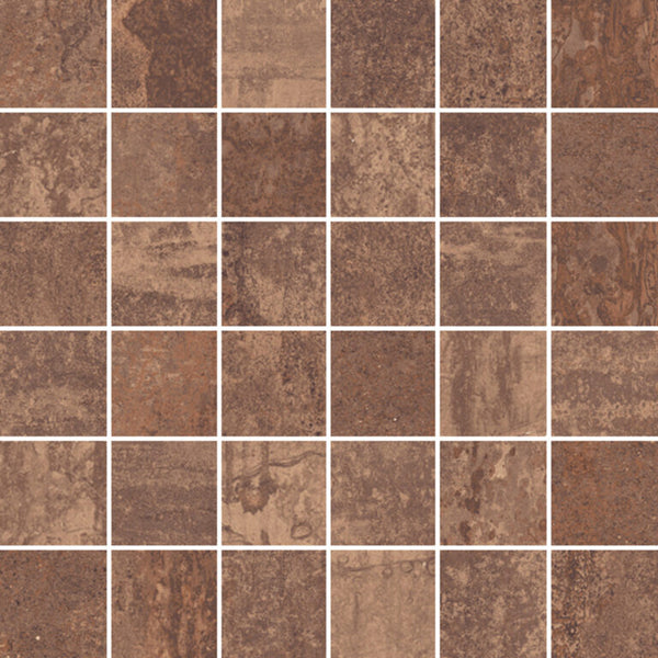 Flatiron Rust mozaiek 5x5 op net van 30x30