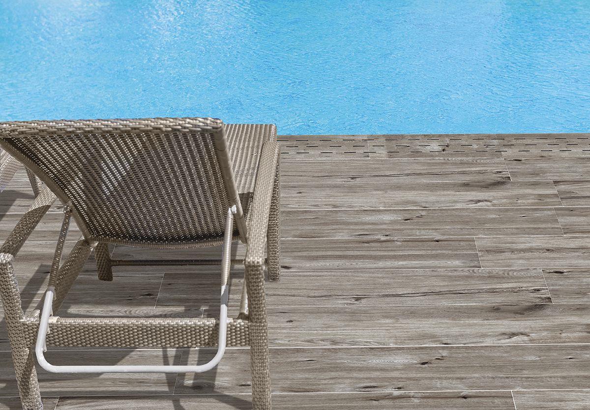 Terrastegel Padouk Grey 30x120 rett 20mm