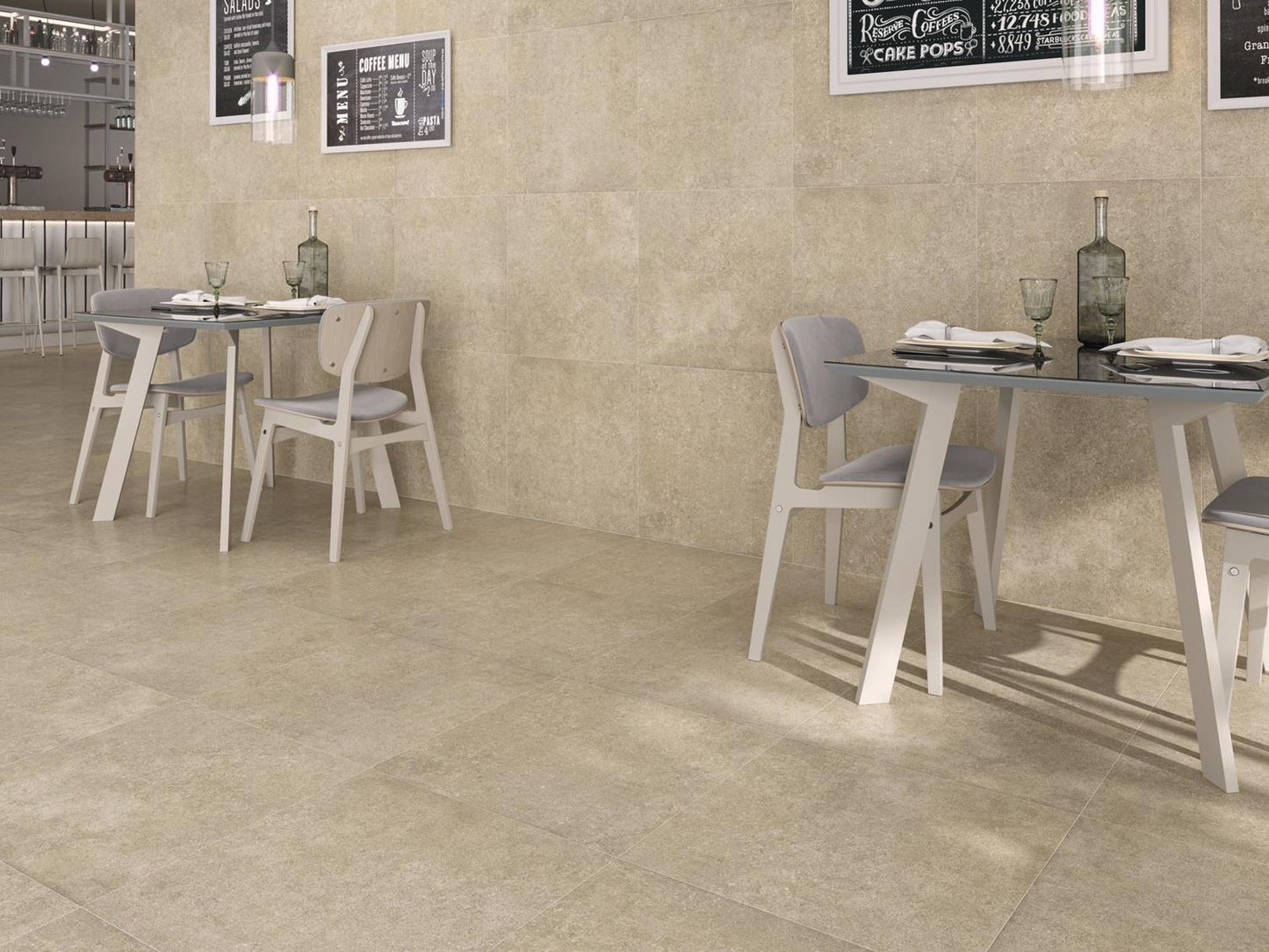 Vloertegel Pierre Ozone Taupe 60x60 rett - WDtegels