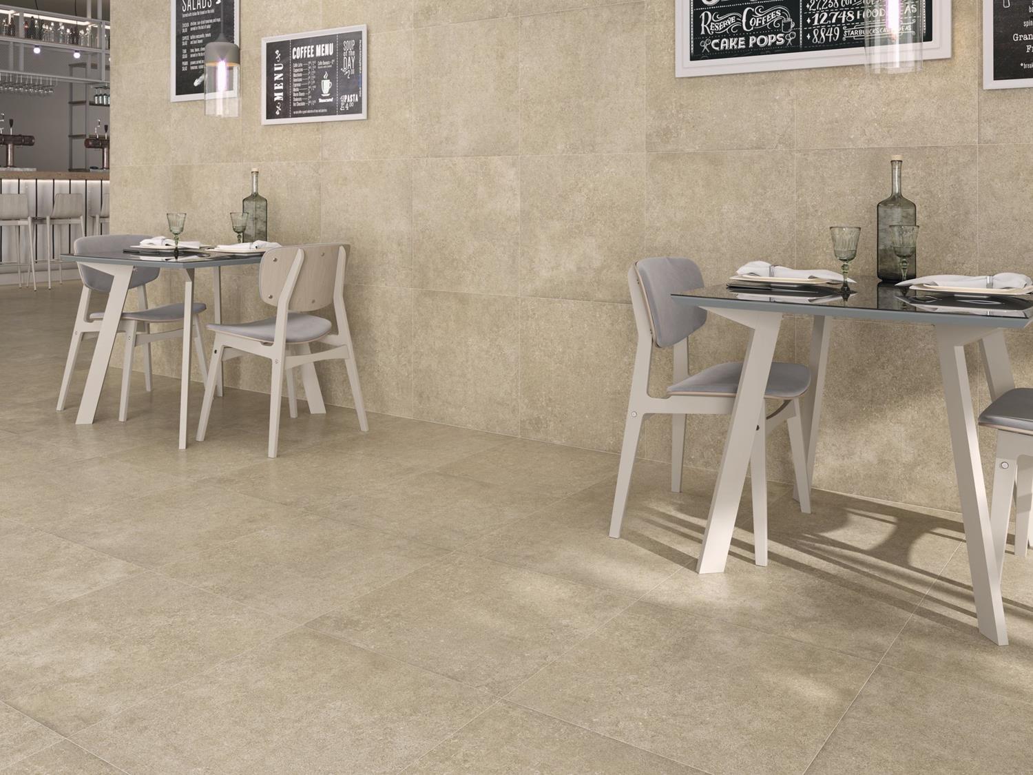Vloertegel Pierre Ozone Taupe 60x60 rett - WDtegels