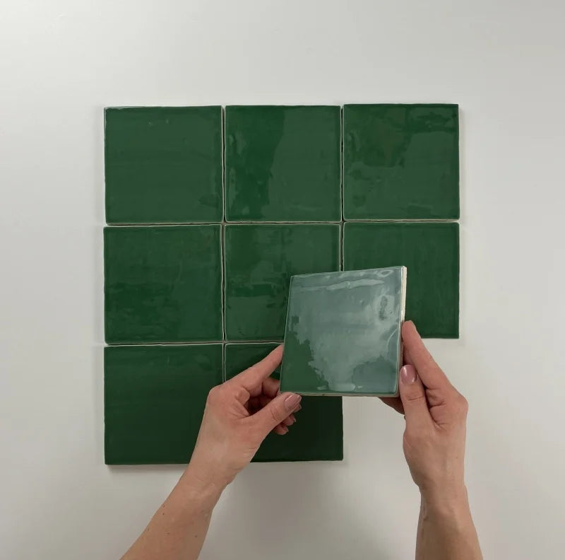 Oud Hollandse witjes Oud Groen 13x13