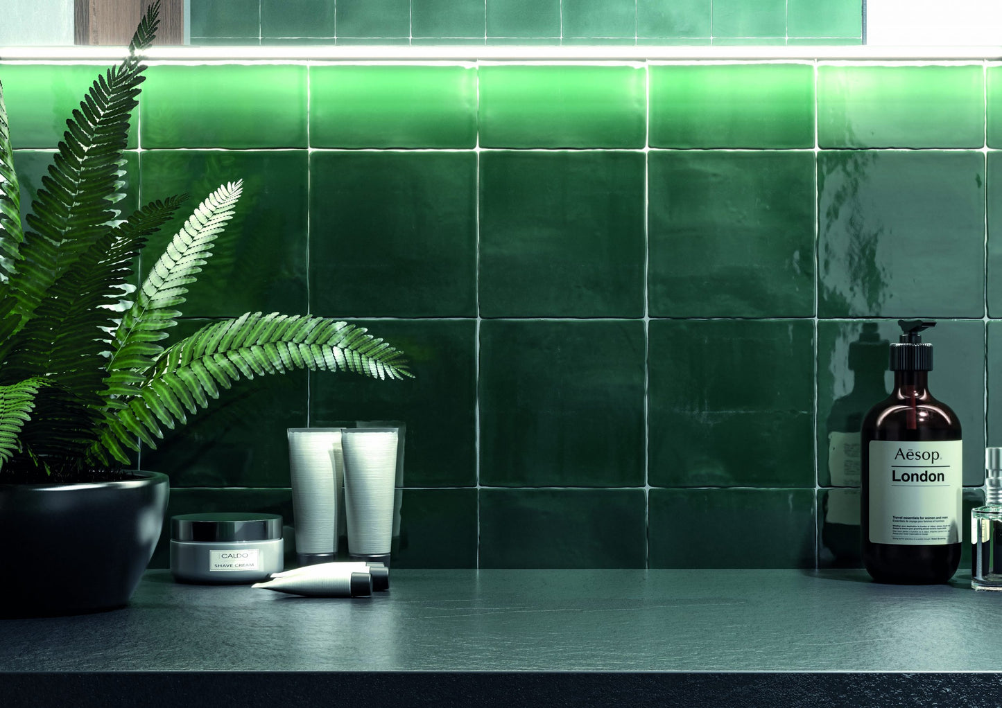 Oud Hollandse witjes Oud Groen 13x13