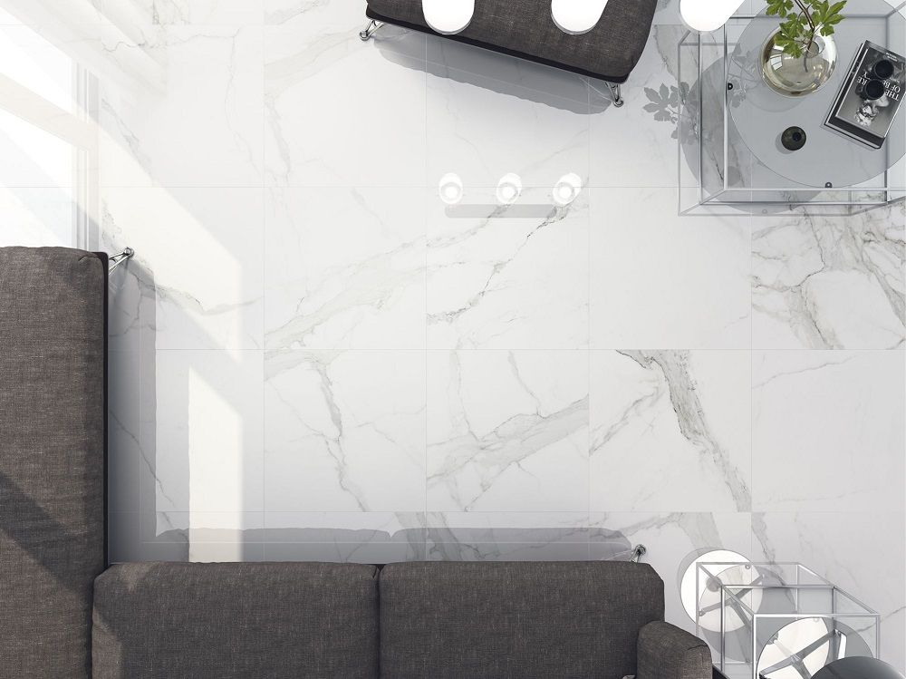 Statuario glans 60x60 rett - WDtegels