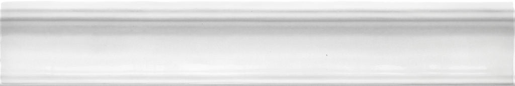 Wandtegel Moldura Colonial White glans 5x30 - WDtegels