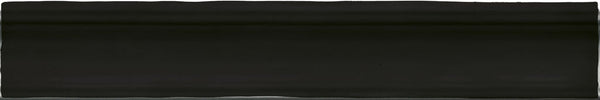 Wall Tile Moldura Colonial Black matt 5x30