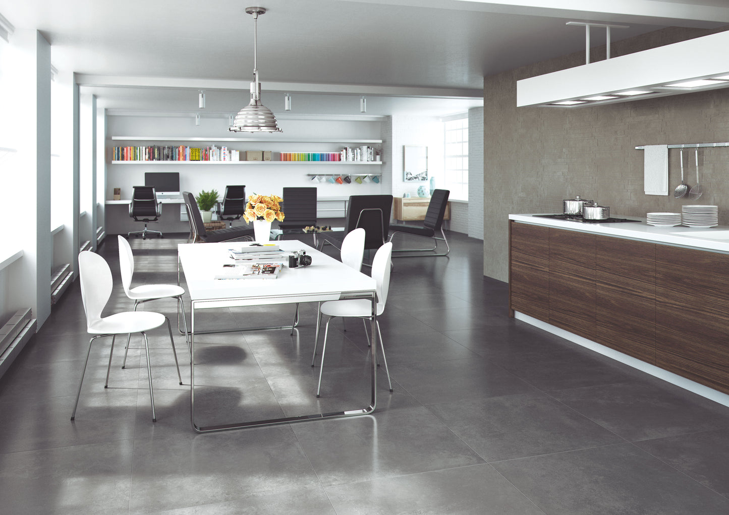 Vloertegel Nexus Antracite anti-slip R11 60x60 rett - WDtegels