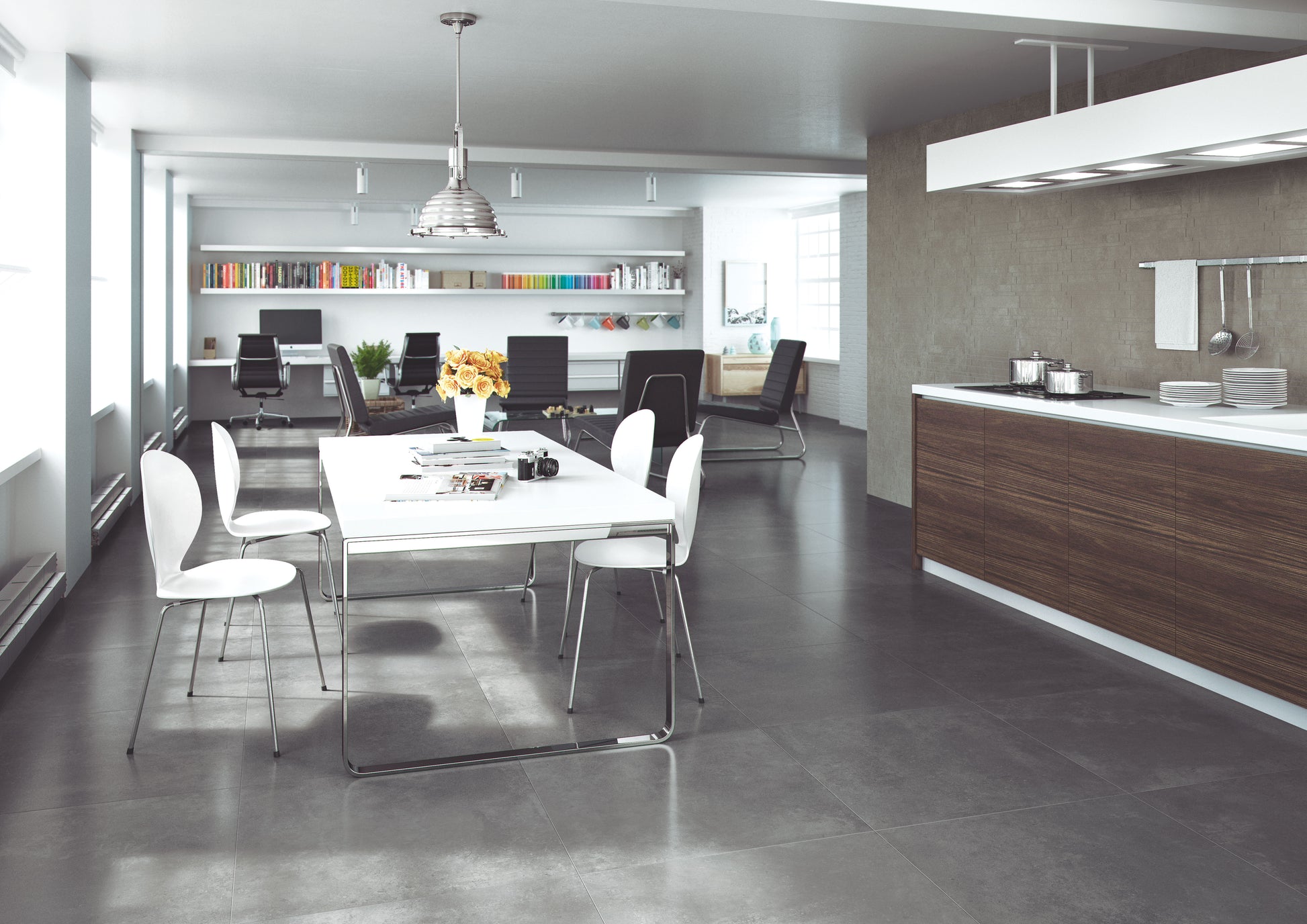 Vloertegel Nexus Antracite anti-slip R11 60x60 rett - WDtegels