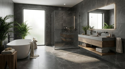 Vloertegel Bayona Grey Natural\/Mat 120x120 rett - WDtegels