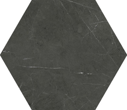 Vloertegel Hexagon Marquina Mat 15x17 - WDtegels