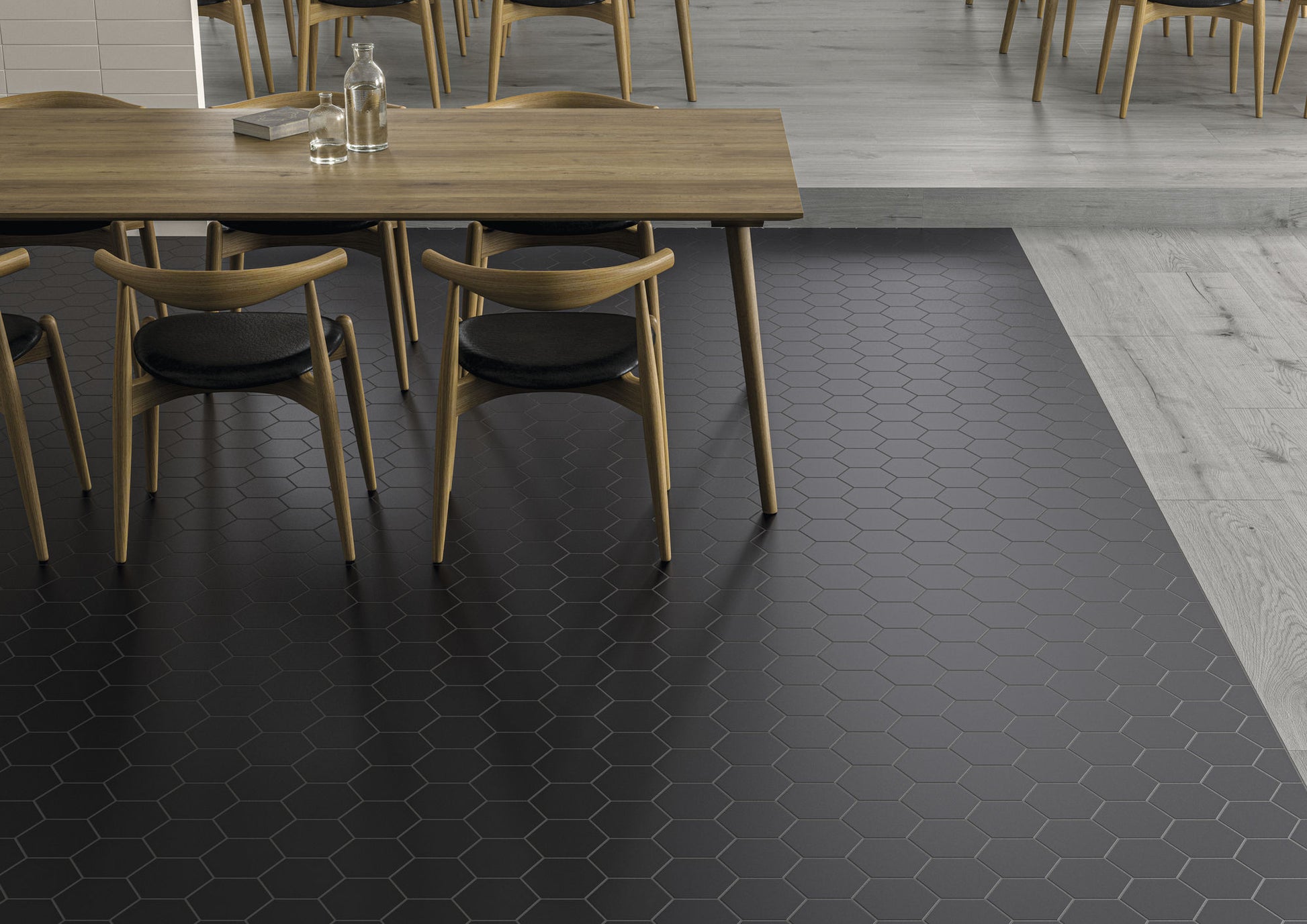 Hexagon Timeless Black mat 15x17 - WDtegels