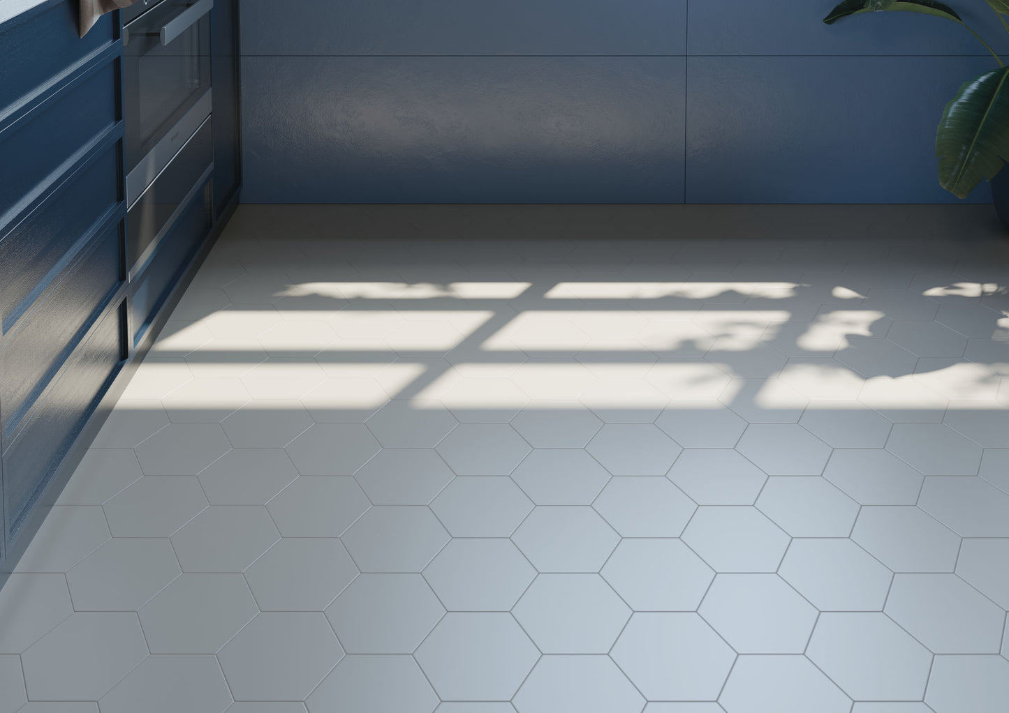 Hexagon Timeless White mat 15x17