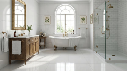 Vloertegel Baldocer Blanco Pulido 80x80 rett - WDtegels