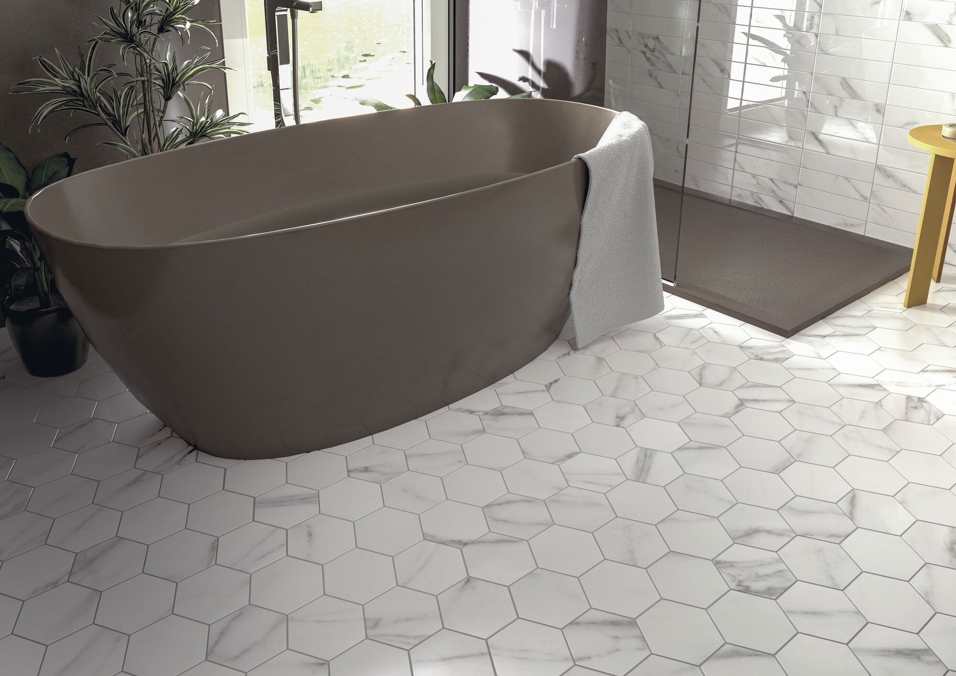 Vloertegel Hexagon Ducale Mat 15x17 - WDtegels